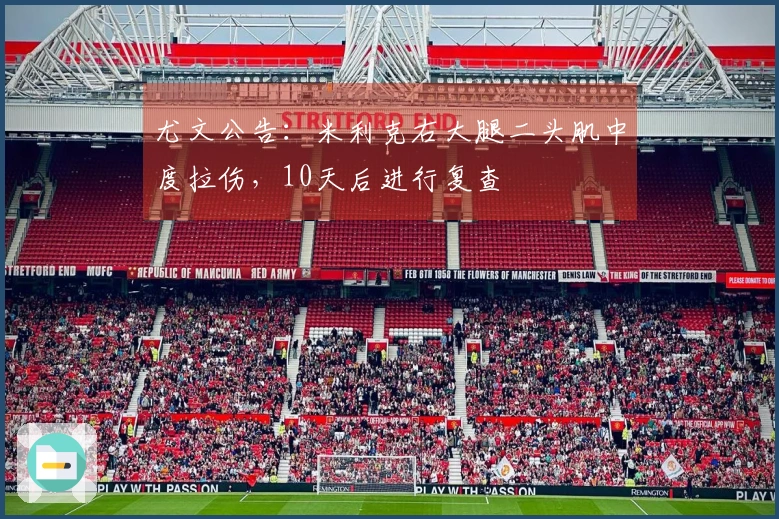 尤文公告：米利克右大腿二头肌中度拉伤，10天后进行复查